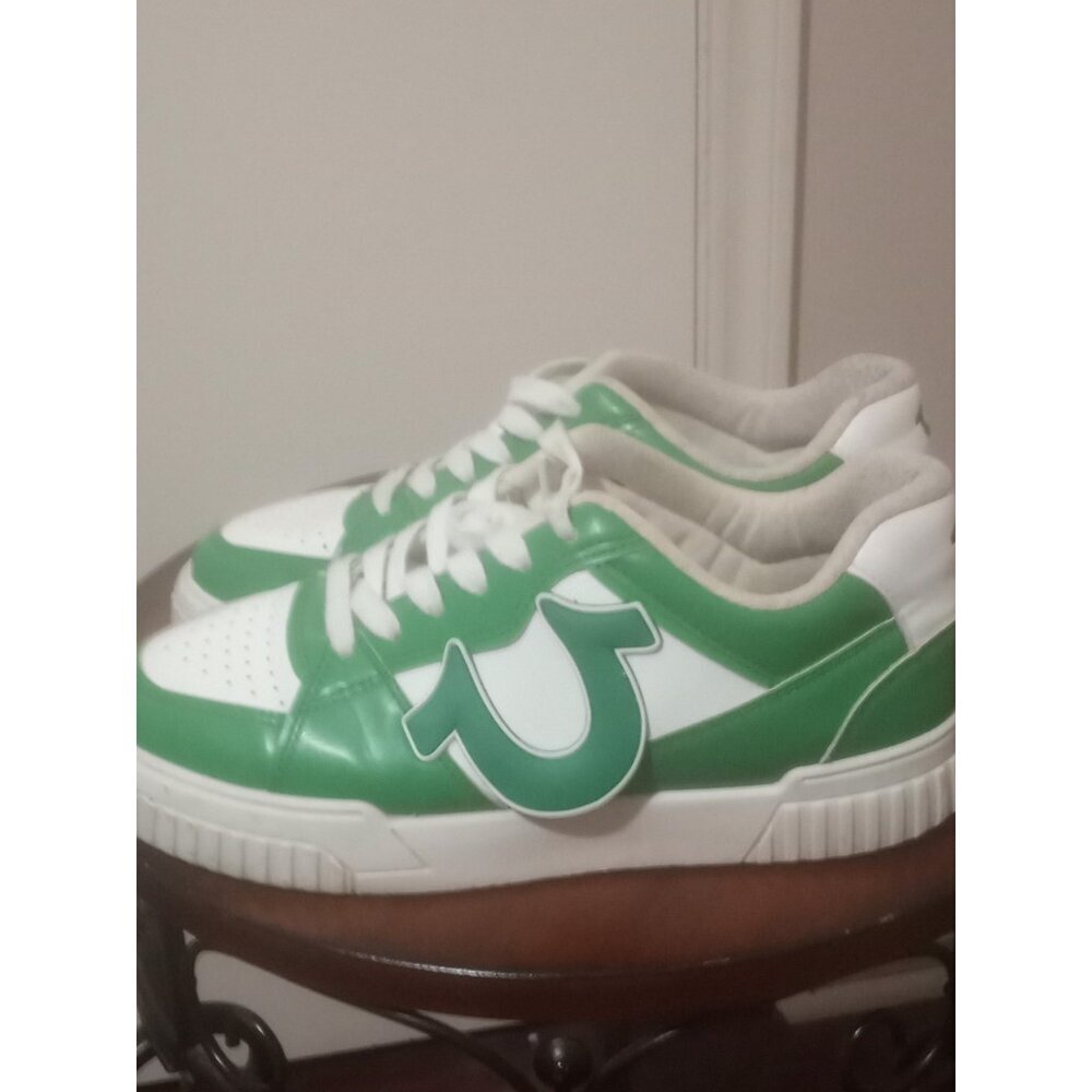 True Religion ‘Stasha’ Women’s Green & White Fashion Sneakers – Size US 9 - Picture 10 of 13